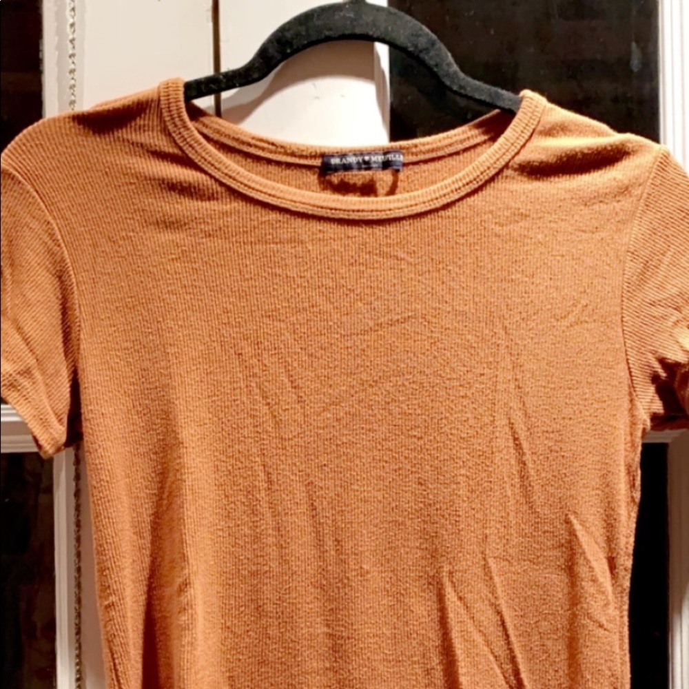 Brandy Melville rare burnt orange shirt